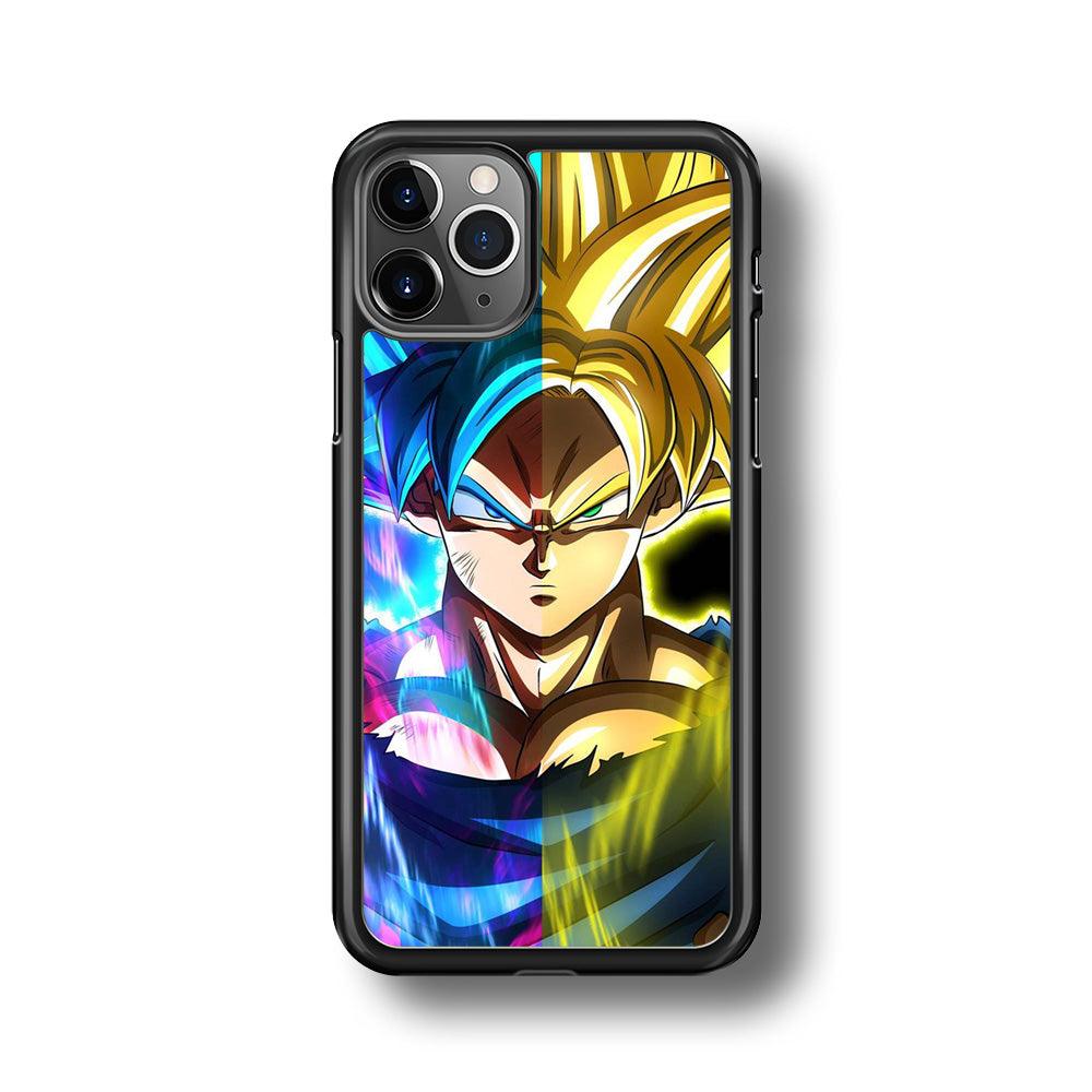 Dragon Ball Z Saiyan Step Up iPhone 11 Pro Max Case-Rubber Black (2D Case)-Oxvistore