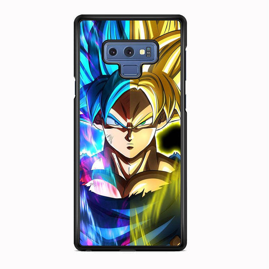 Dragon Ball Z Saiyan Step Up Samsung Galaxy Note 9 Case-Rubber Black (2D Case)-Oxvistore