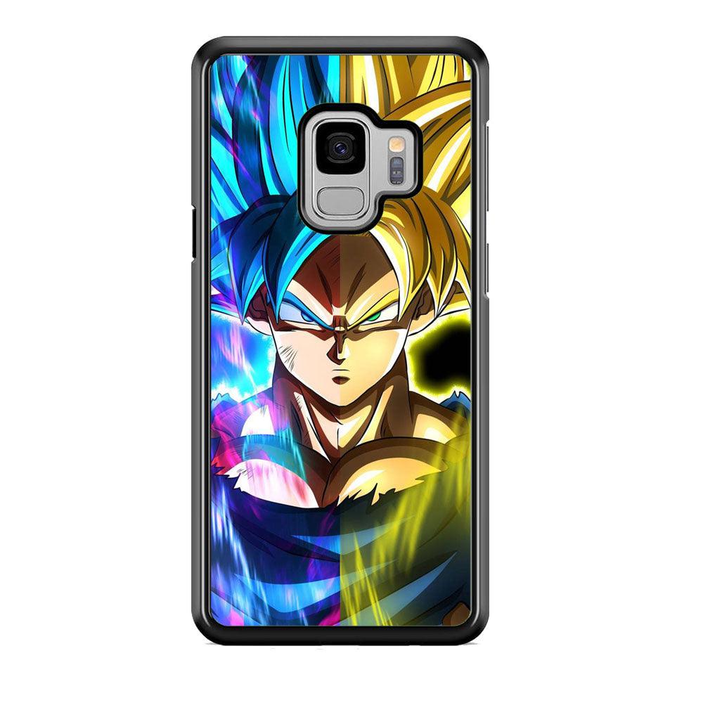 Dragon Ball Z Saiyan Step Up Samsung Galaxy S9 Case-Rubber Black (2D Case)-Oxvistore