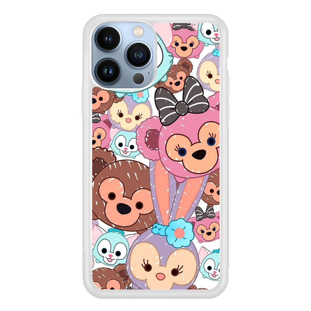 Duffy The Disney Bear Art Collage iPhone 14 Pro Max Case-Oxvistore