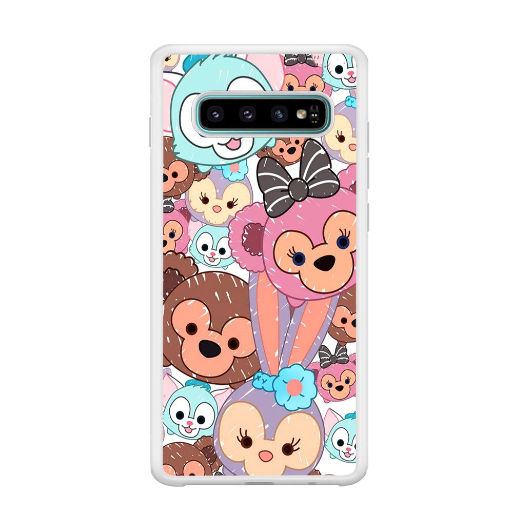 Duffy The Disney Bear Art Collage Samsung Galaxy S10 Plus Case-Oxvistore