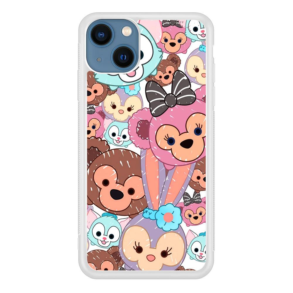 Duffy The Disney Bear Art Collage iPhone 13 Case-Oxvistore