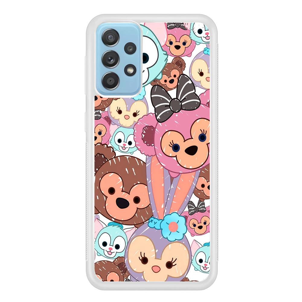 Duffy The Disney Bear Art Collage Samsung Galaxy A52 Case-Oxvistore