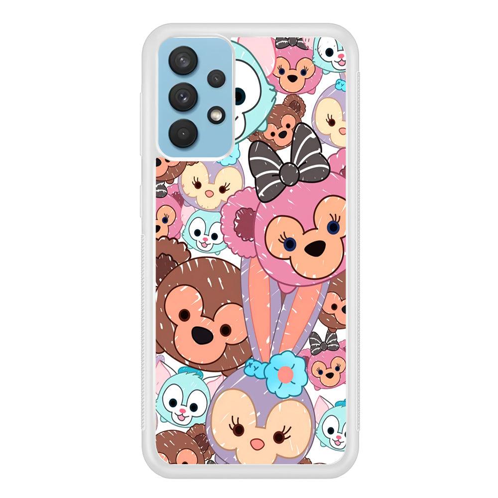 Duffy The Disney Bear Art Collage Samsung Galaxy A32 Case-Oxvistore