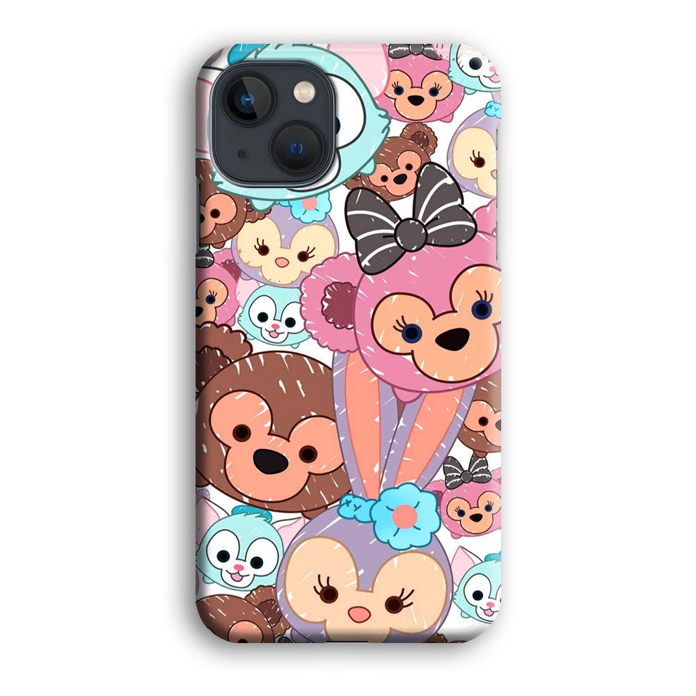 Duffy The Disney Bear Art Collage iPhone 13 Case-Oxvistore