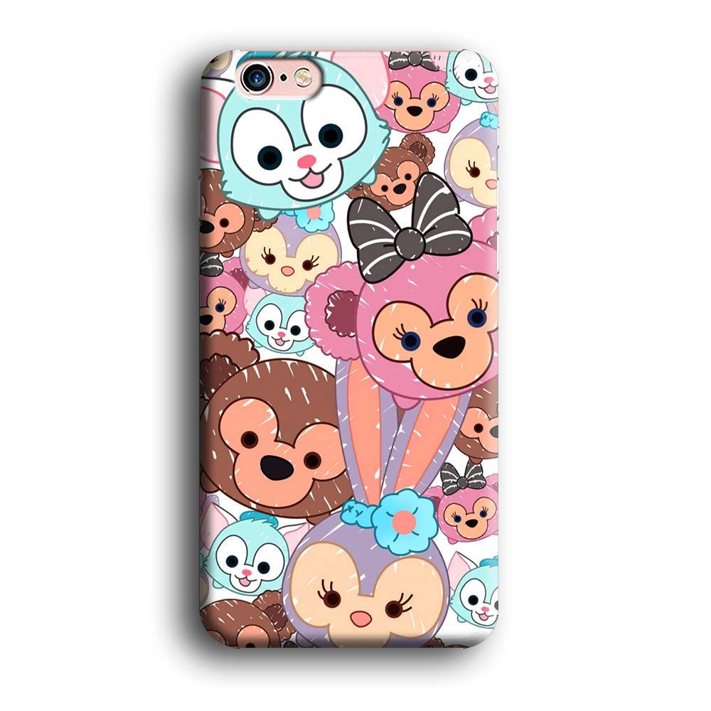 Duffy The Disney Bear Art Collage iPhone 6 Plus | 6s Plus Case-Oxvistore