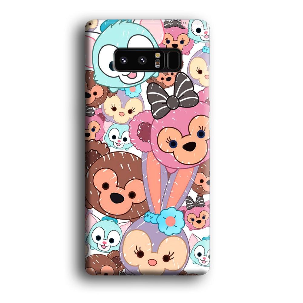 Duffy The Disney Bear Art Collage Samsung Galaxy Note 8 Case-Oxvistore