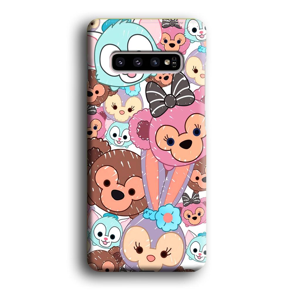 Duffy The Disney Bear Art Collage Samsung Galaxy S10 Plus Case-Oxvistore