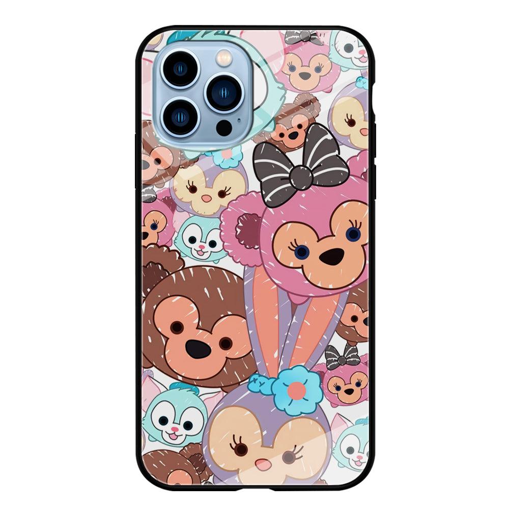 Duffy The Disney Bear Art Collage iPhone 15 Pro Case-Oxvistore