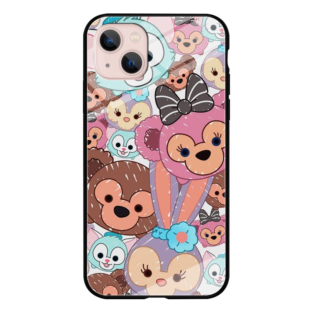 Duffy The Disney Bear Art Collage iPhone 15 Plus Case-Oxvistore