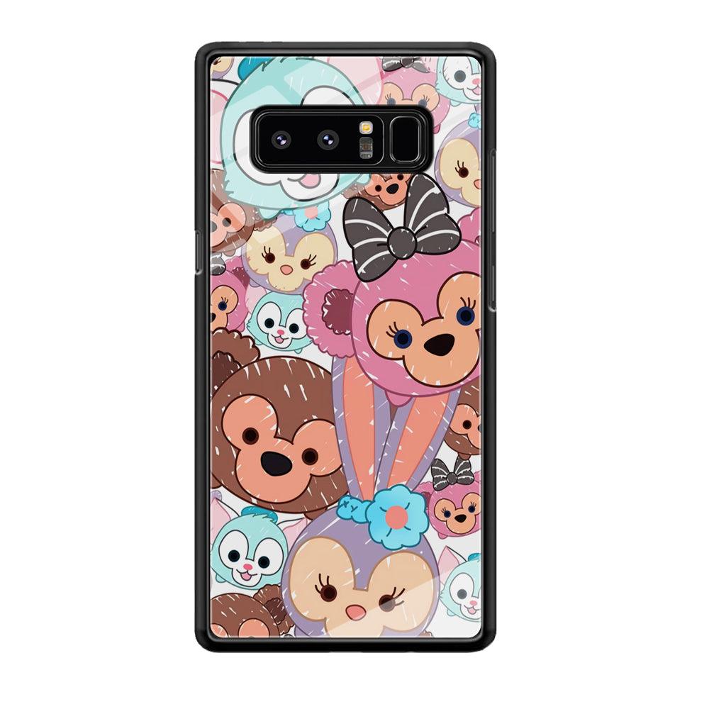 Duffy The Disney Bear Art Collage Samsung Galaxy Note 8 Case-Oxvistore