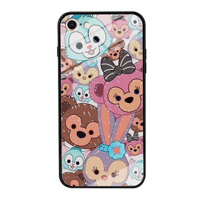 Duffy The Disney Bear Art Collage iPhone 8 Case-Oxvistore