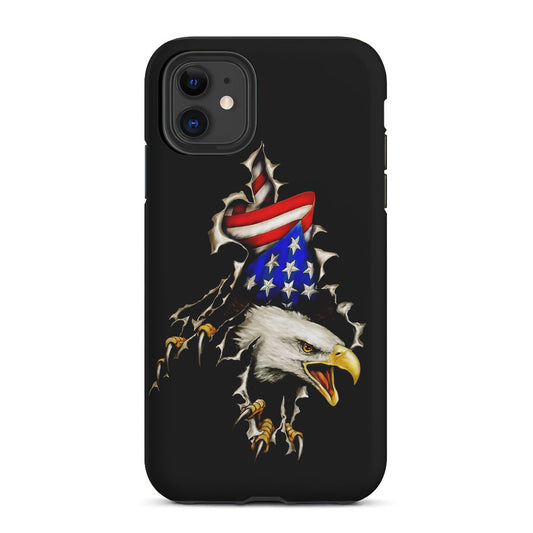 Eagle American Flag Patriotic 2 in 1 Tough Phone Case