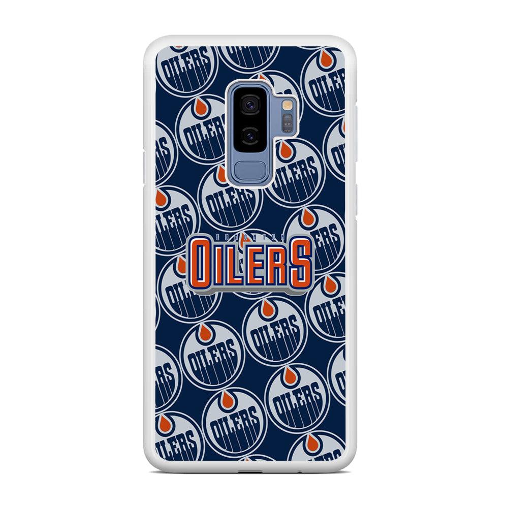 Edmonton Oilers Blue Patern Assembly Samsung Galaxy S9 Plus Case-Oxvistore