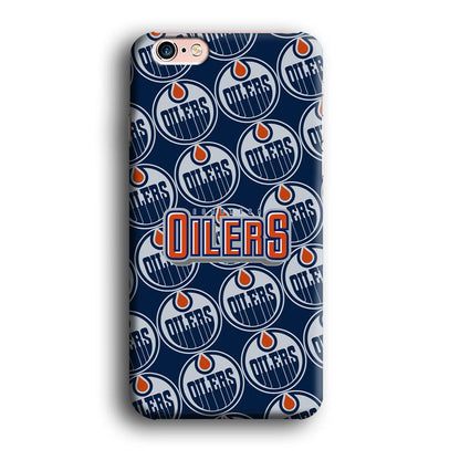 Edmonton Oilers Blue Patern Assembly iPhone 6 | 6s Case-Oxvistore