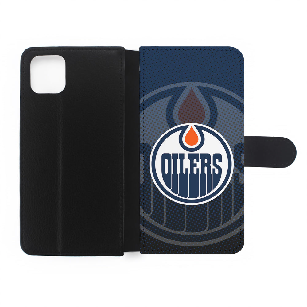 Edmonton Oilers Dot Flip Wallet Phone Case