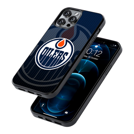 Edmonton Oilers Dot 2D Rubber Phone Case