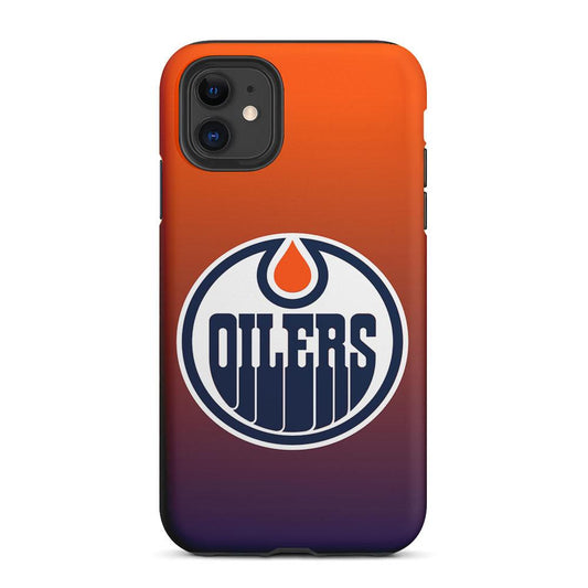 Edmonton Oilers Gradient 2 in 1 Tough Phone Case-Oxvistore
