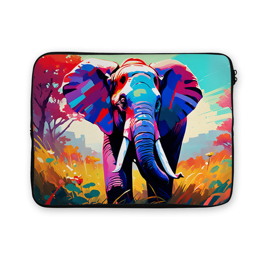 Elephant Pop Art Laptop Sleeve Protective Cover