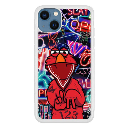 Elmo Rapping The Night iPhone 15 Plus Case-Oxvistore