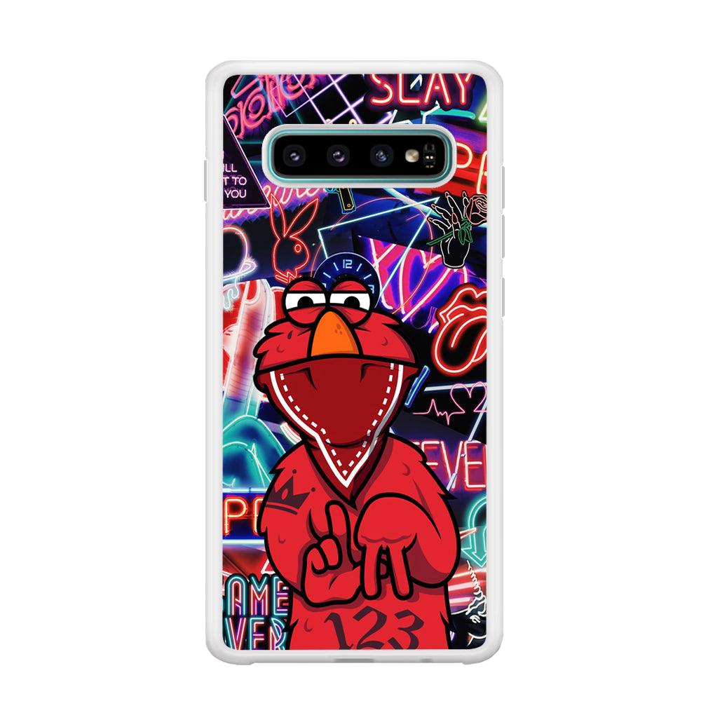 Elmo Rapping The Night Samsung Galaxy S10 Plus Case-Oxvistore