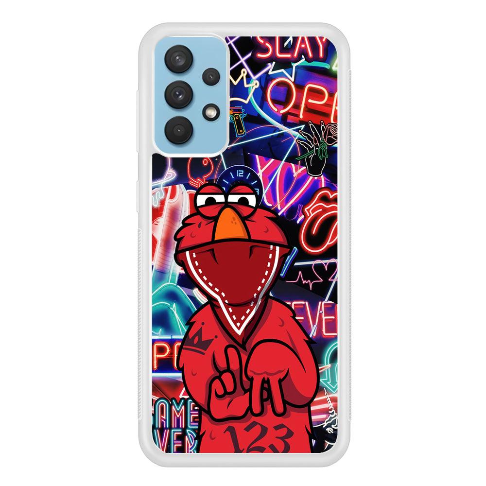 Elmo Rapping The Night Samsung Galaxy A32 Case-Oxvistore