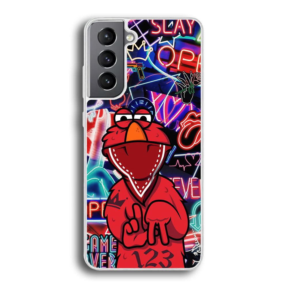 Elmo Rapping The Night Samsung Galaxy S21 Plus Case-Oxvistore