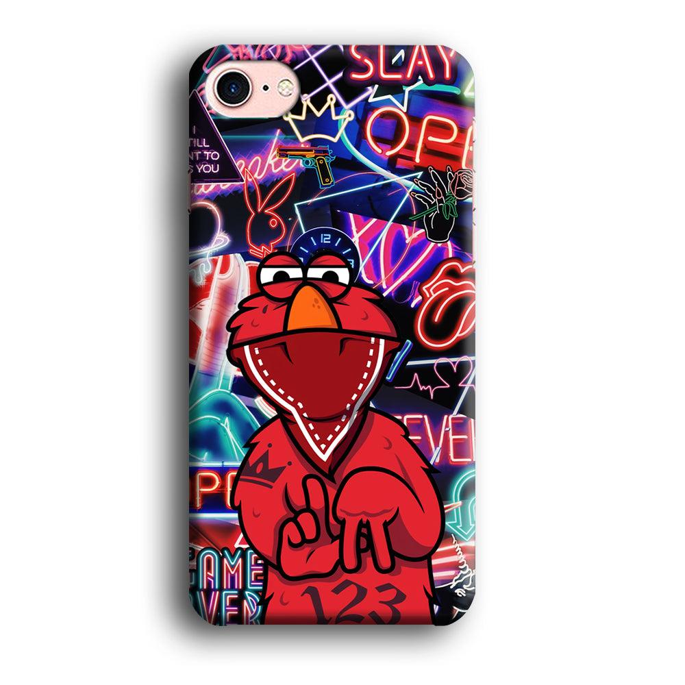 Elmo Rapping The Night iPhone 8 Case-Oxvistore