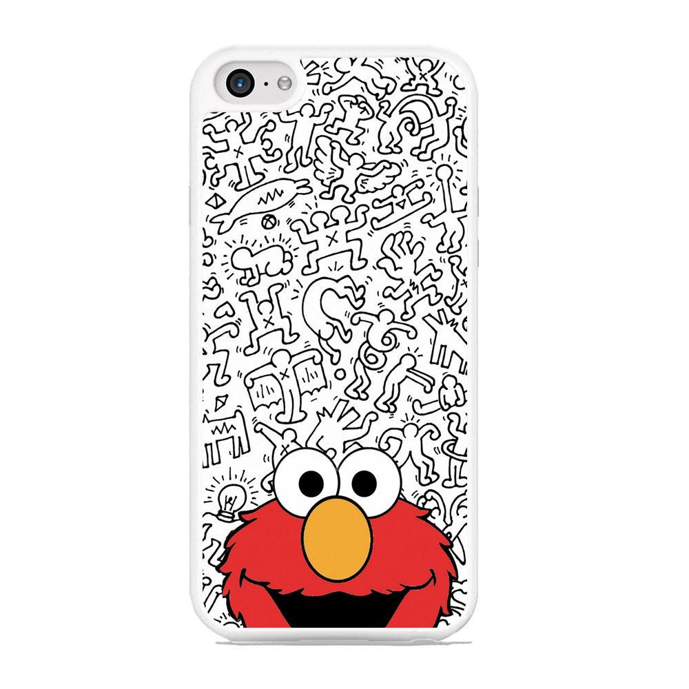 Elmo in Doodle Screen iPhone 6 Plus | 6s Plus Case-Oxvistore