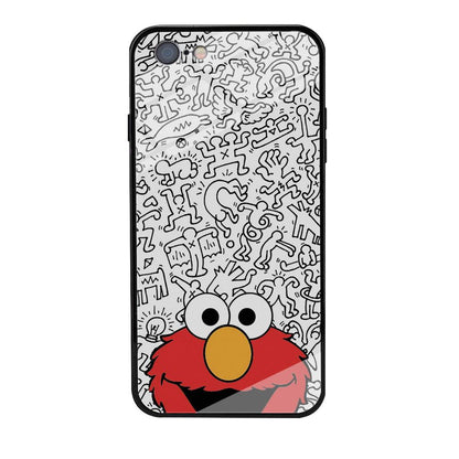 Elmo in Doodle Screen iPhone 6 Plus | 6s Plus Case-Oxvistore