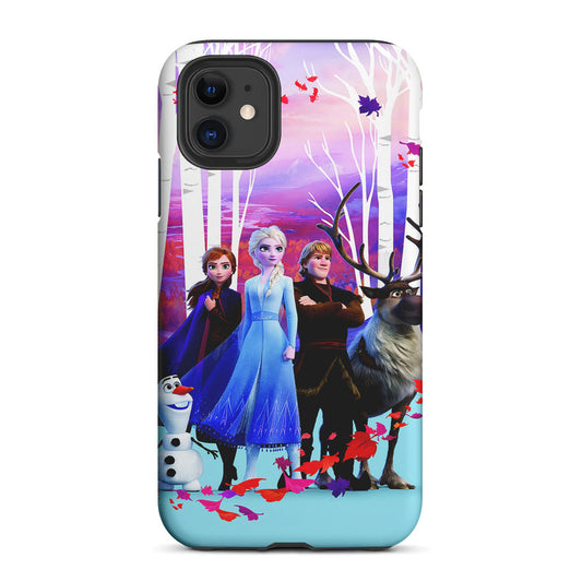 Elsa in Autumn Forest Frozen 2 in 1 Tough Phone Case