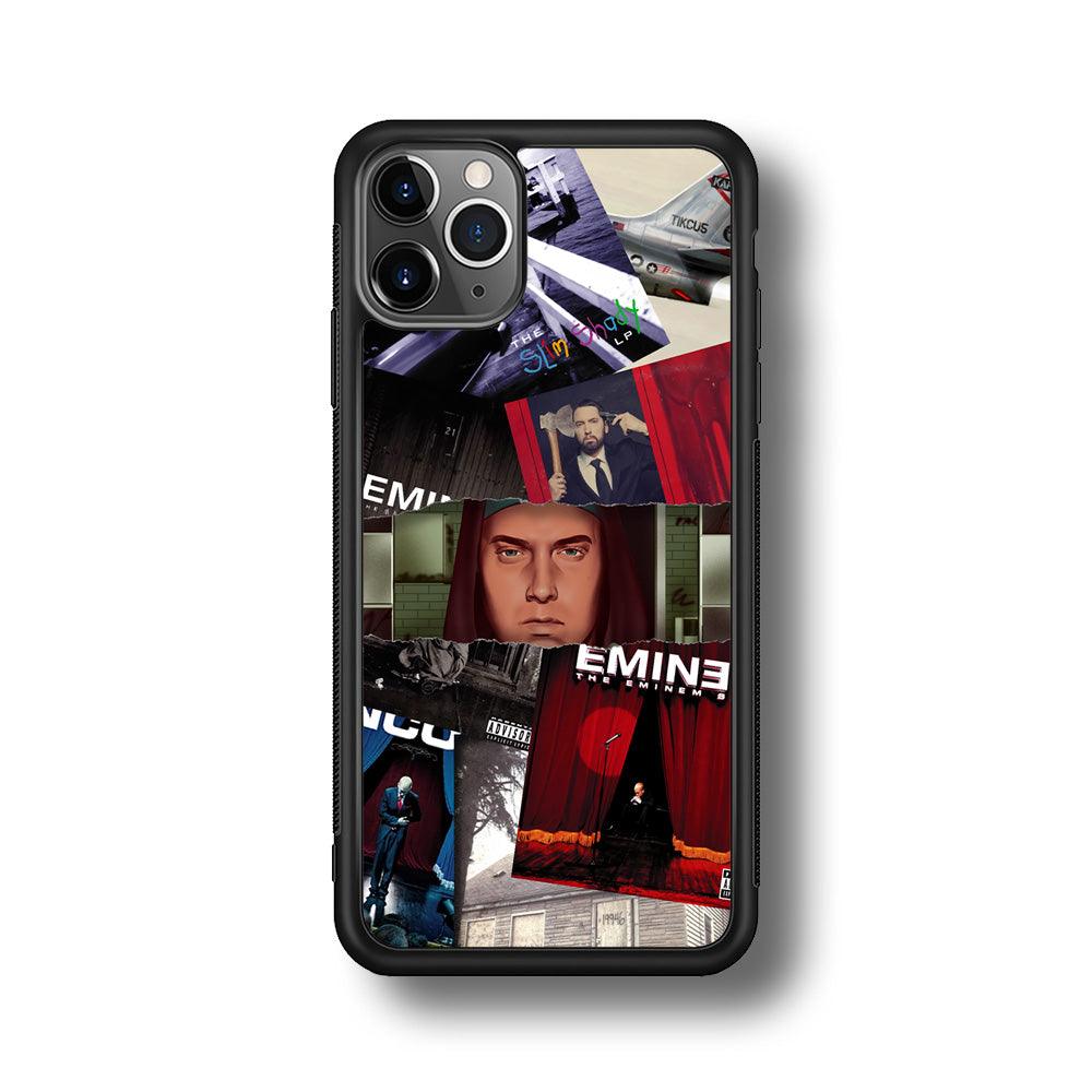 Eminem Close The Windows iPhone 11 Pro Max Case-Rubber Black (2D Case)-Oxvistore