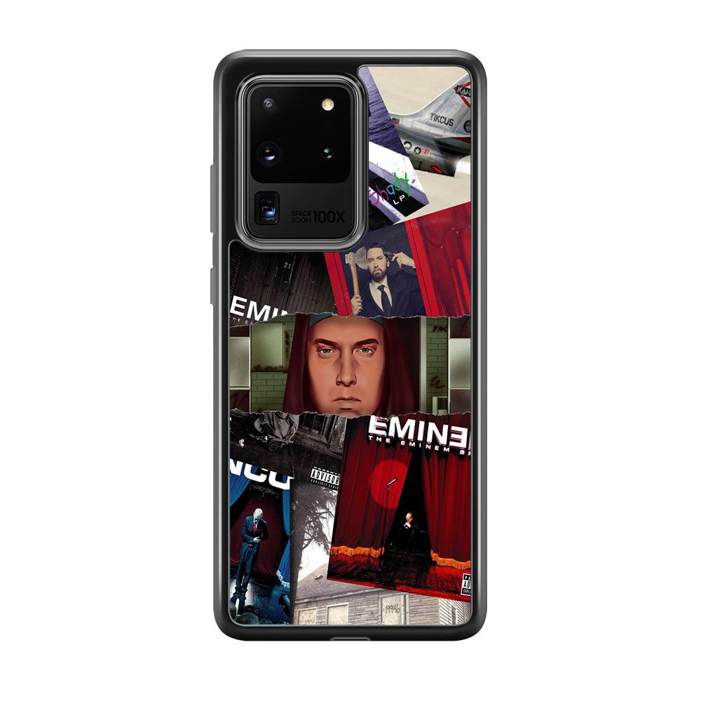Eminem Close The Windows Samsung Galaxy S20 Ultra Case-Rubber Black (2D Case)-Oxvistore