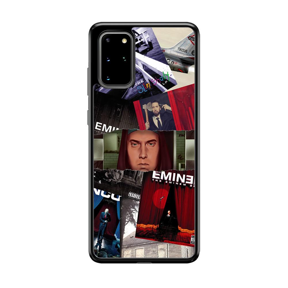 Eminem Close The Windows Samsung Galaxy S20 Plus Case-Rubber Black (2D Case)-Oxvistore