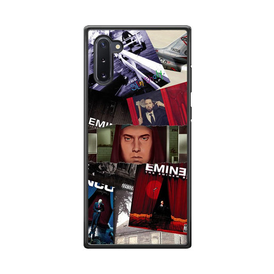 Eminem Close The Windows Samsung Galaxy Note 10 Case-Rubber Black (2D Case)-Oxvistore