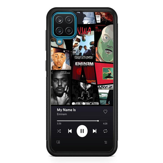 Eminem is My Playlist Samsung Galaxy A12 Case-Oxvistore