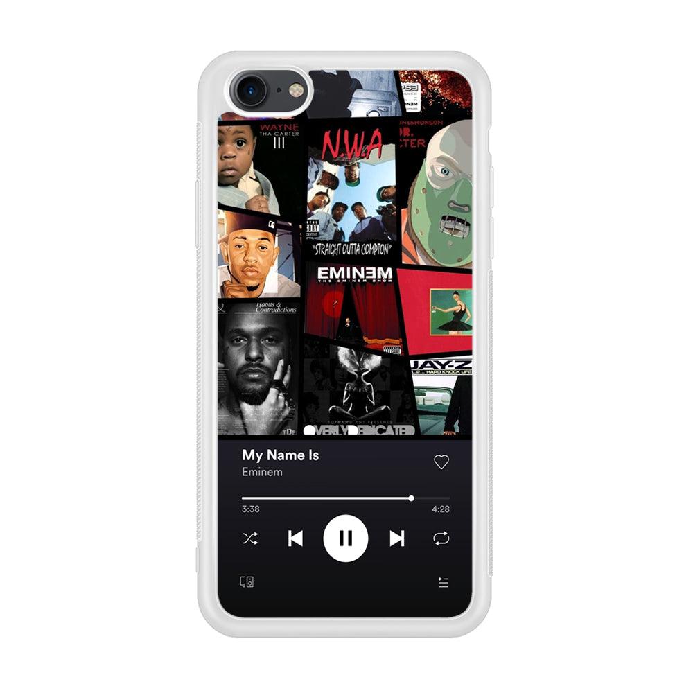 Eminem is My Playlist iPhone 8 Case-Oxvistore