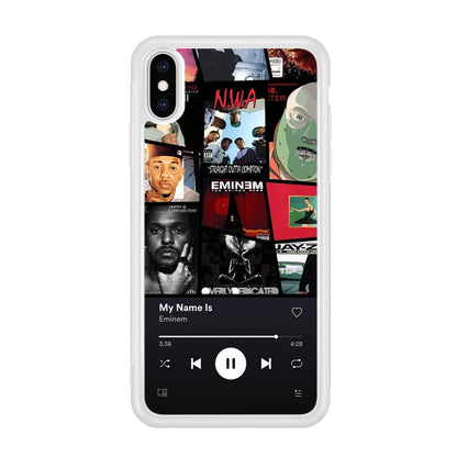 Eminem is My Playlist iPhone X Case-Oxvistore