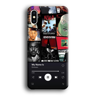 Eminem is My Playlist iPhone X Case-Oxvistore