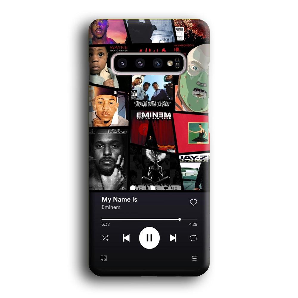 Eminem is My Playlist Samsung Galaxy S10 Plus Case-Oxvistore