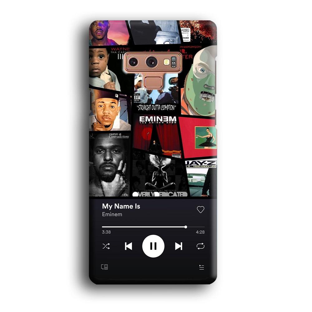 Eminem is My Playlist Samsung Galaxy Note 9 Case-Oxvistore