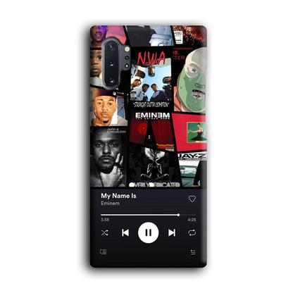 Eminem is My Playlist Samsung Galaxy Note 10 Plus Case-Oxvistore