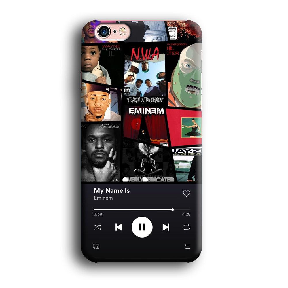 Eminem is My Playlist iPhone 6 Plus | 6s Plus Case-Oxvistore