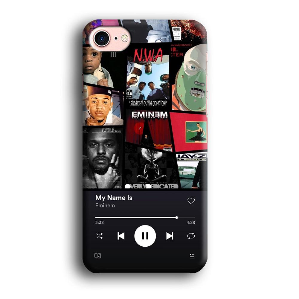 Eminem is My Playlist iPhone 8 Case-Oxvistore