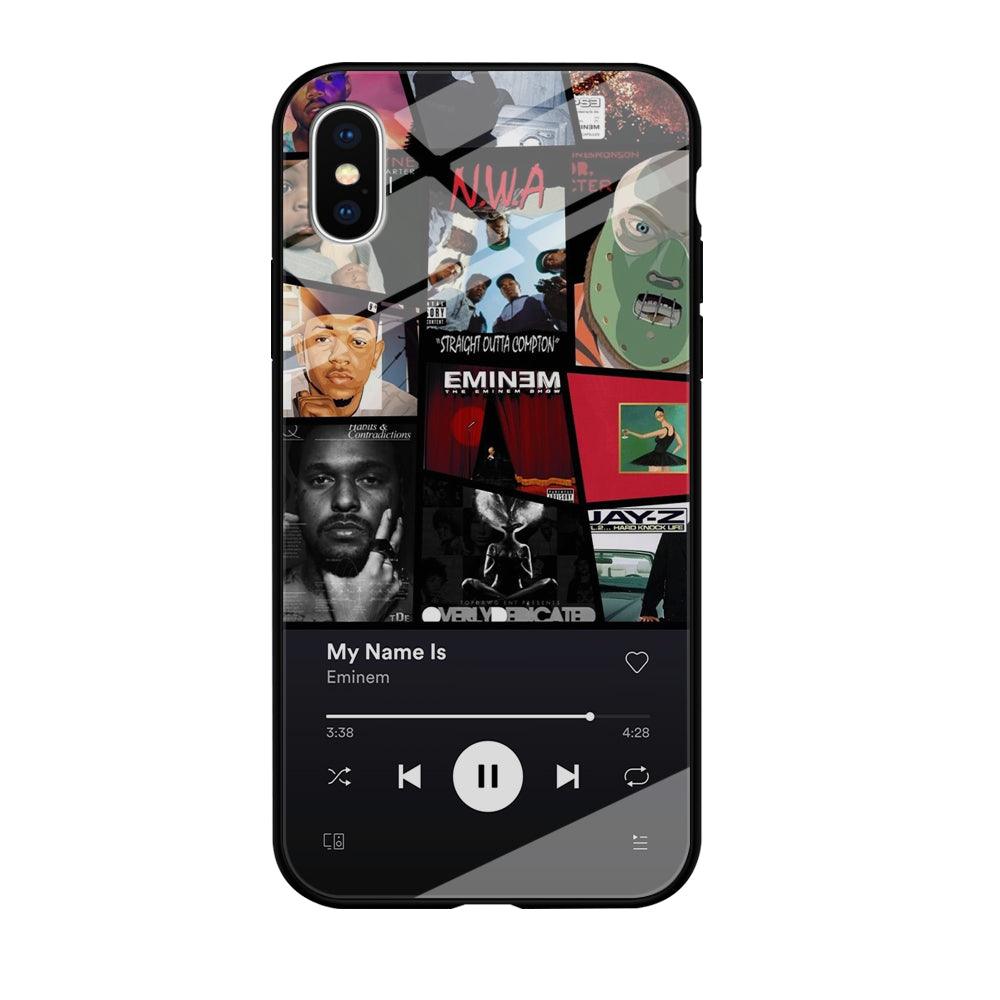 Eminem is My Playlist iPhone X Case-Oxvistore