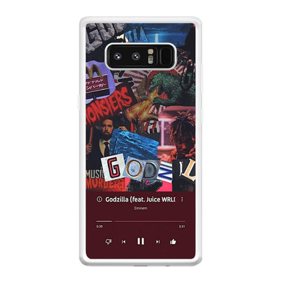 Eminem on Godzilla Frame Playlist Samsung Galaxy Note 8 Case-Oxvistore