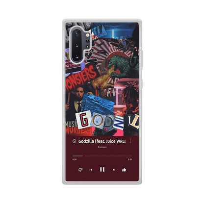 Eminem on Godzilla Frame Playlist Samsung Galaxy Note 10 Plus Case-Oxvistore