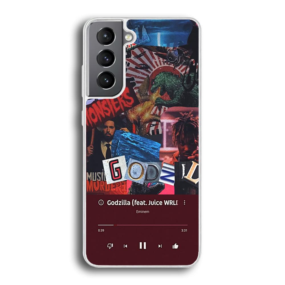 Eminem on Godzilla Frame Playlist Samsung Galaxy S21 Plus Case-Oxvistore