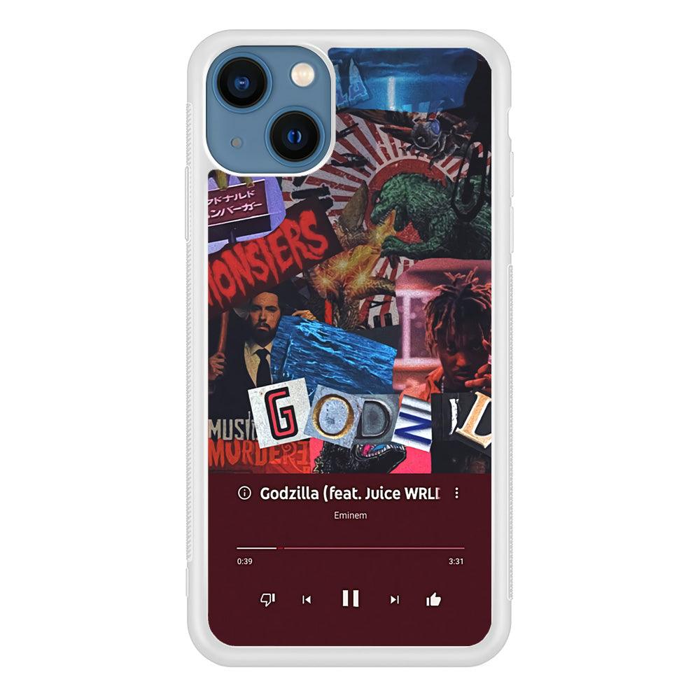 Eminem on Godzilla Frame Playlist iPhone 13 Case-Oxvistore