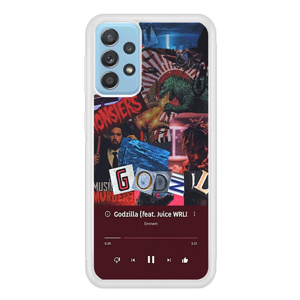 Eminem on Godzilla Frame Playlist Samsung Galaxy A52 Case-Oxvistore